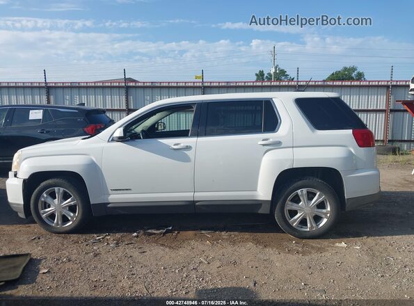 2GKALMEK5H6337848 2017 GMC TERRAIN Белый Вид задней части салона