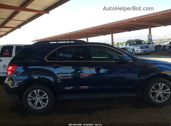 2GNALCEK7G1183619 2016 CHEVROLET EQUINOX Blue Widok wnętrza z tyłu