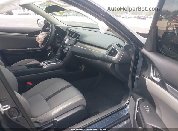 2HGFC2F66MH543686 2021 HONDA CIVIC Gray Widok wnętrza z przodu