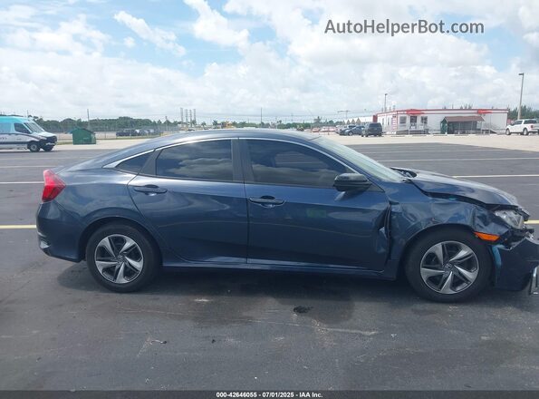 2HGFC2F66MH543686 2021 HONDA CIVIC Gray Widok wnętrza z tyłu