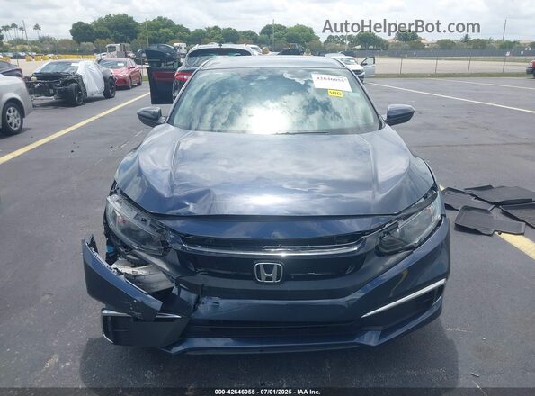 2HGFC2F66MH543686 2021 HONDA CIVIC Gray Widok zestawu wskaźników
