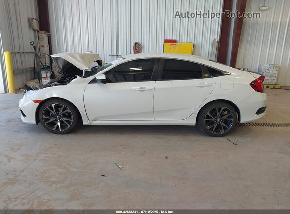 2HGFC2F80MH560338 2021 HONDA CIVIC White უკანა სალონის ხედი