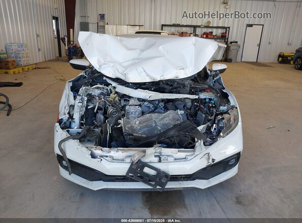 2HGFC2F80MH560338 2021 HONDA CIVIC White წინა პანელის ხედი