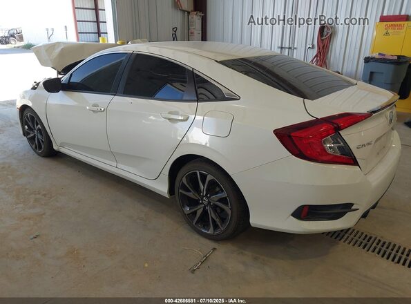 2HGFC2F80MH560338 2021 HONDA CIVIC White უკანა მარცხენა