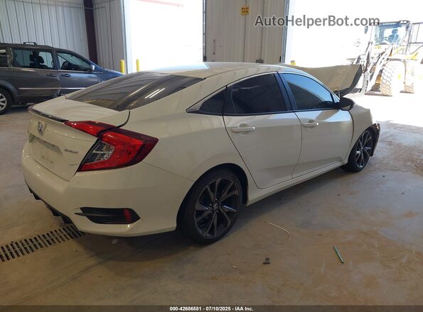 2HGFC2F80MH560338 2021 HONDA CIVIC White უკანა მარჯვენა