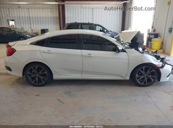 2HGFC2F80MH560338 2021 HONDA CIVIC White ხელსაწყოთა პანელის ხედი