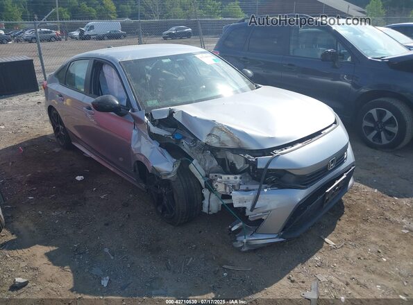2HGFE2F59PH554025 2023 HONDA CIVIC Серебряный Вид спереди
