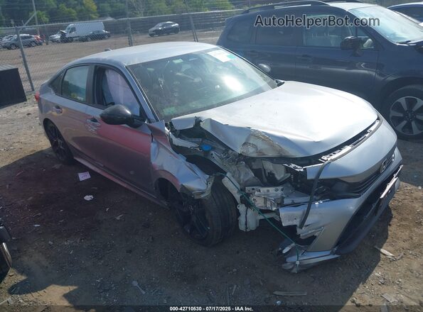 2HGFE2F59PH554025 2023 HONDA CIVIC Серебряный Передняя правая четверть