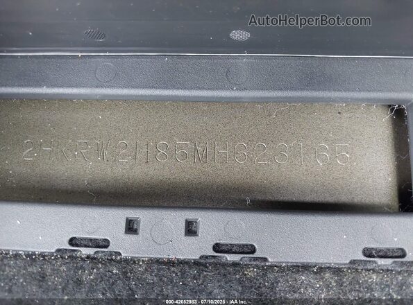 2HKRW2H85MH623165 2021 HONDA CR-V Черный 