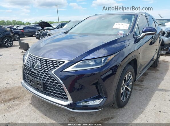 2T2HZMAA3NC237890 2022 LEXUS RX 350 Dark Blue წინა მარცხენა ხედი სამი მეოთხედიდან