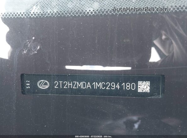2T2HZMDA1MC294180 2021 LEXUS RX 350 Dark Blue 