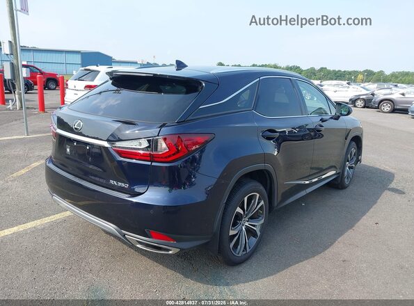 2T2HZMDA5LC228861 2020 LEXUS RX 350 Синий Задняя правая четверть