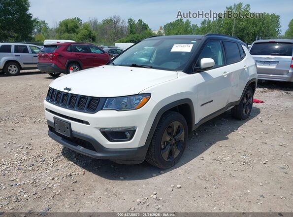 3C4NJDBB7MT593308 2021 JEEP COMPASS White Առջևի ձախ երեք քառորդ տեսարան