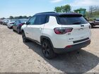 2021 Jeep Compass Altitude 4x4 White vin: 3C4NJDBB7MT593308