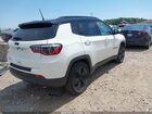 2021 Jeep Compass Altitude 4x4 White vin: 3C4NJDBB7MT593308
