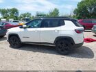 2021 Jeep Compass Altitude 4x4 White vin: 3C4NJDBB7MT593308