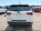 2021 Jeep Compass Altitude 4x4 White vin: 3C4NJDBB7MT593308