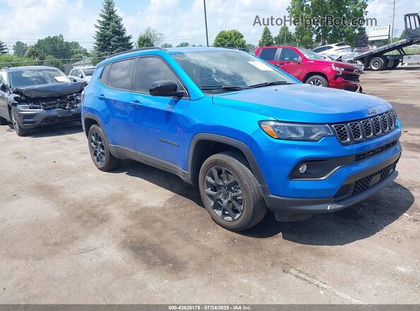 3C4NJDBN8ST515501 2025 JEEP COMPASS Синий Передняя правая четверть