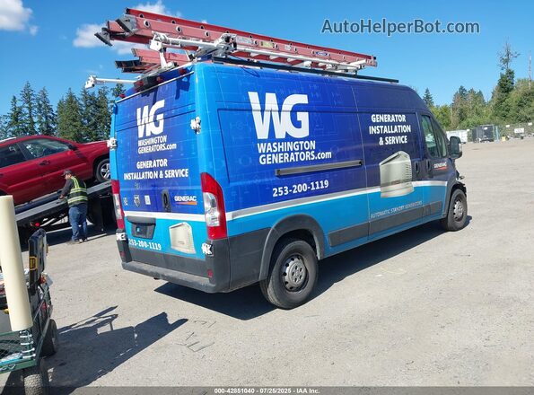 3C6LRVDGXNE136150 2022 RAM PROMASTER 2500 Синий Задняя правая четверть