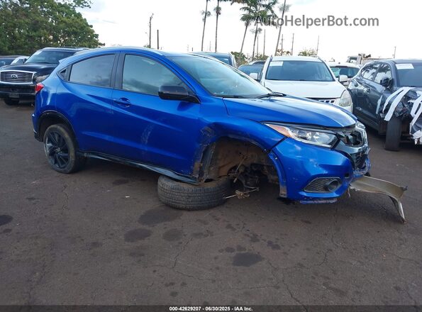 3CZRU6H19MM728652 2021 HONDA HR-V Blue Передня права чверть