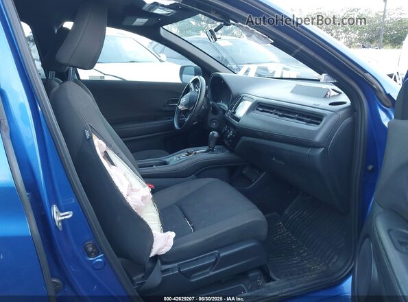 3CZRU6H19MM728652 2021 HONDA HR-V Blue Вид салону спереду
