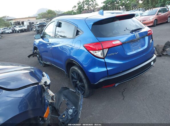 3CZRU6H19MM728652 2021 HONDA HR-V Blue Задня ліва чверть