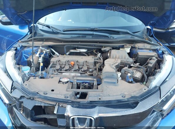 3CZRU6H19MM728652 2021 HONDA HR-V Blue Вид ззаду