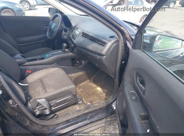 3CZRU6H37MM702844 2021 HONDA HR-V Черный Вид салона спереди