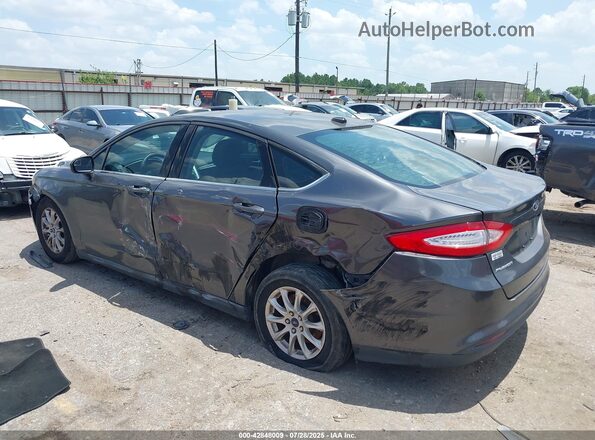 3FA6P0G72GR279105 2016 FORD FUSION Gray Rear left
