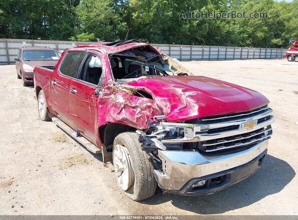 3GCUYGED4NG164997 2022 CHEVROLET SILVERADO Красный Вид спереди