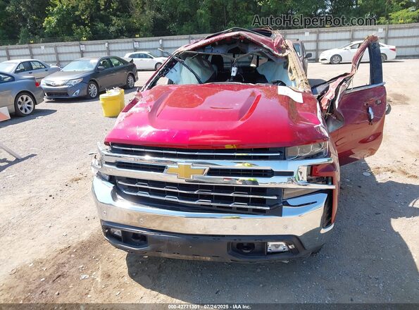3GCUYGED4NG164997 2022 CHEVROLET SILVERADO Красный Вид панели приборов