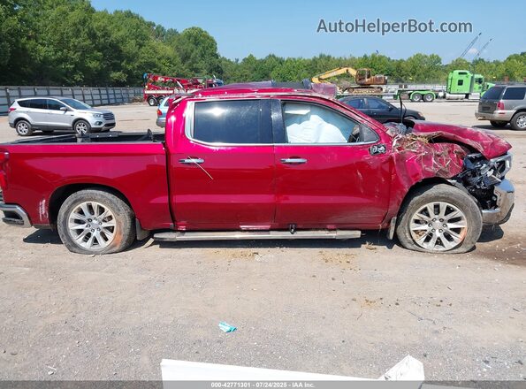 3GCUYGED4NG164997 2022 CHEVROLET SILVERADO Красный Вид щитка приборов