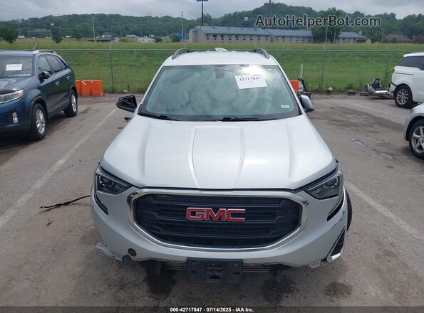 3GKALMEV6JL164482 2018 GMC TERRAIN Серебряный Вид щитка приборов
