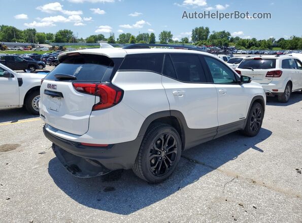 3GKALPEV8ML334637 2021 GMC TERRAIN White Задня права чверть