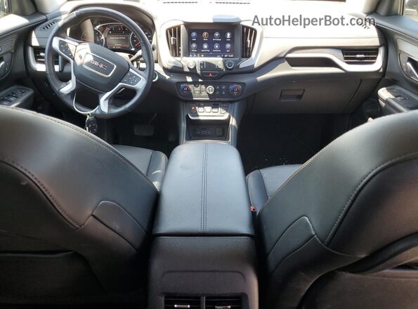 3GKALPEV8ML334637 2021 GMC TERRAIN White Вид панелі приладів