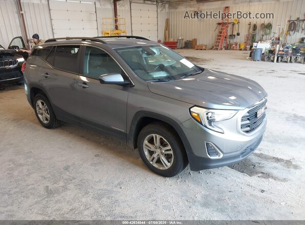 3GKALTEV3ML305796 2021 GMC TERRAIN Gray Передня права чверть