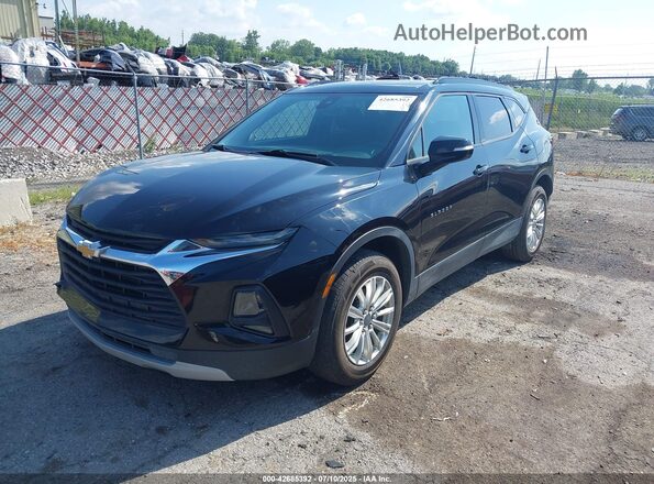 3GNKBCRS3MS527254 2021 CHEVROLET BLAZER Черный Передняя левая четверть