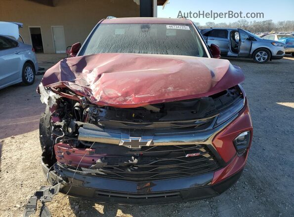 3GNKBERS1SS104598 2025 CHEVROLET BLAZER Red Widok z przodu