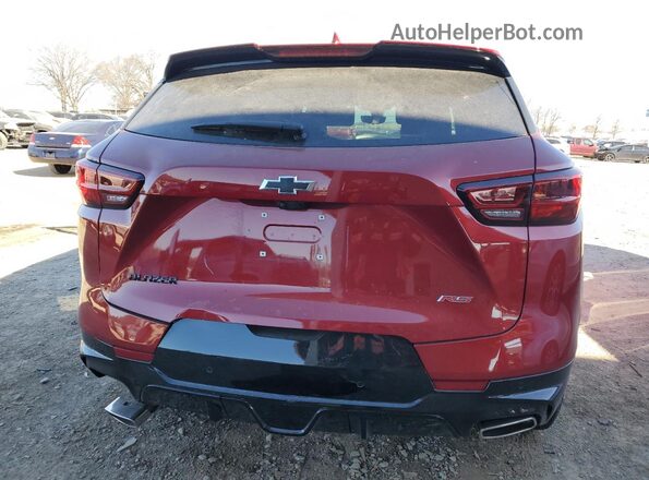 3GNKBERS1SS104598 2025 CHEVROLET BLAZER Red Widok z tyłu