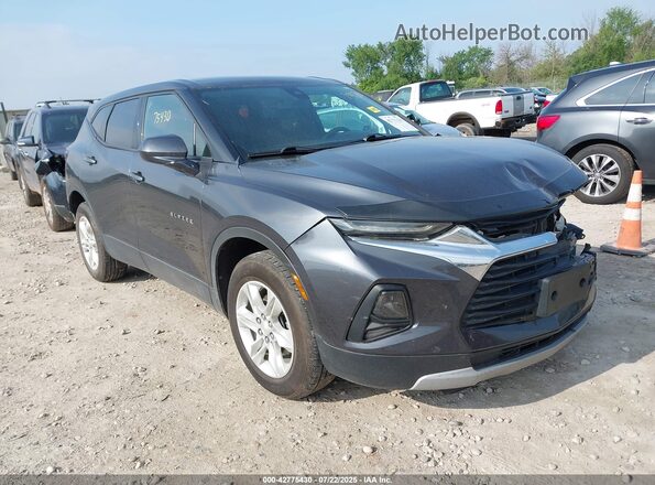 3GNKBHR42MS587363 2021 CHEVROLET BLAZER Gray წინა მარჯვენა