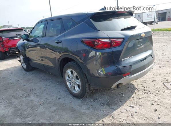3GNKBHR42MS587363 2021 CHEVROLET BLAZER Gray უკანა მარცხენა