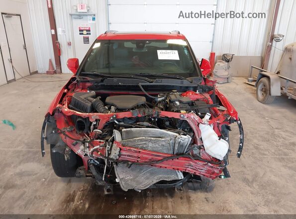 3GNKBKRS8MS509052 2021 CHEVROLET BLAZER Red Вид щитка приладів