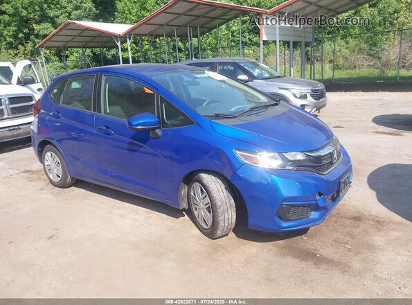 3HGGK5H40LM725596 2020 HONDA FIT Синий Передняя правая четверть