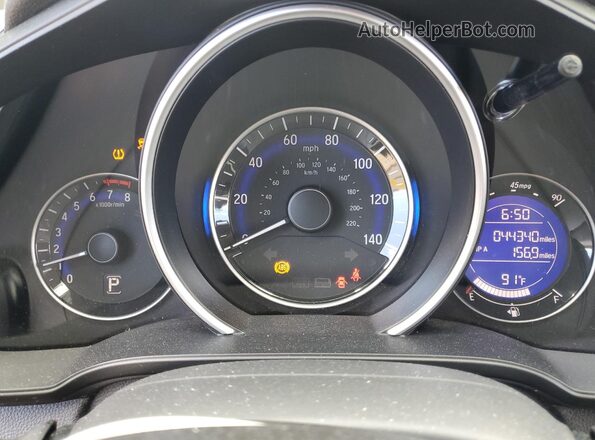 3HGGK5H54HM710941 2017 HONDA FIT Charcoal Սարքավորումների վահանակի տեսք