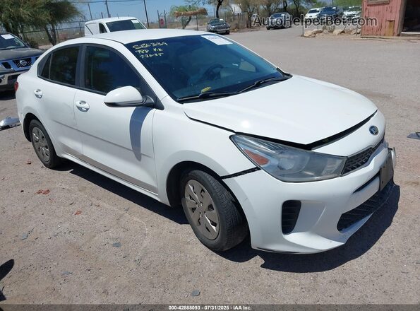 3KPA24AB2KE157691 2019 KIA RIO Белый Передняя правая четверть