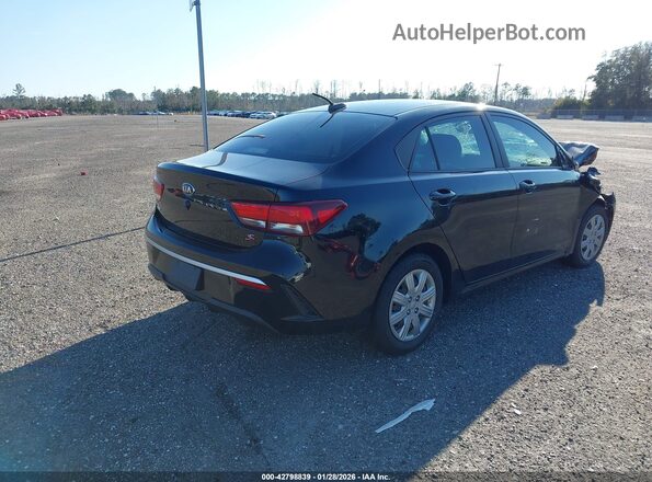 3KPA24AD8ME385523 2021 KIA RIO Black Tył prawy