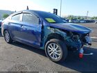 2022 Hyundai Accent Sel Blue vin: 3KPC24A64NE173407