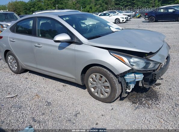 3KPC24A69LE114687 2020 HYUNDAI ACCENT Серебряный Передняя правая четверть