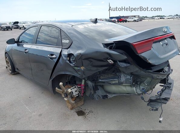 3KPF24AD9ME334585 2021 KIA FORTE Серый Задняя левая четверть