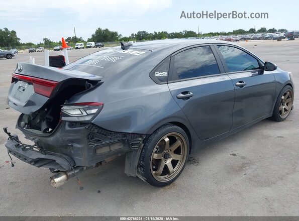 3KPF24AD9ME334585 2021 KIA FORTE Серый Задняя правая четверть